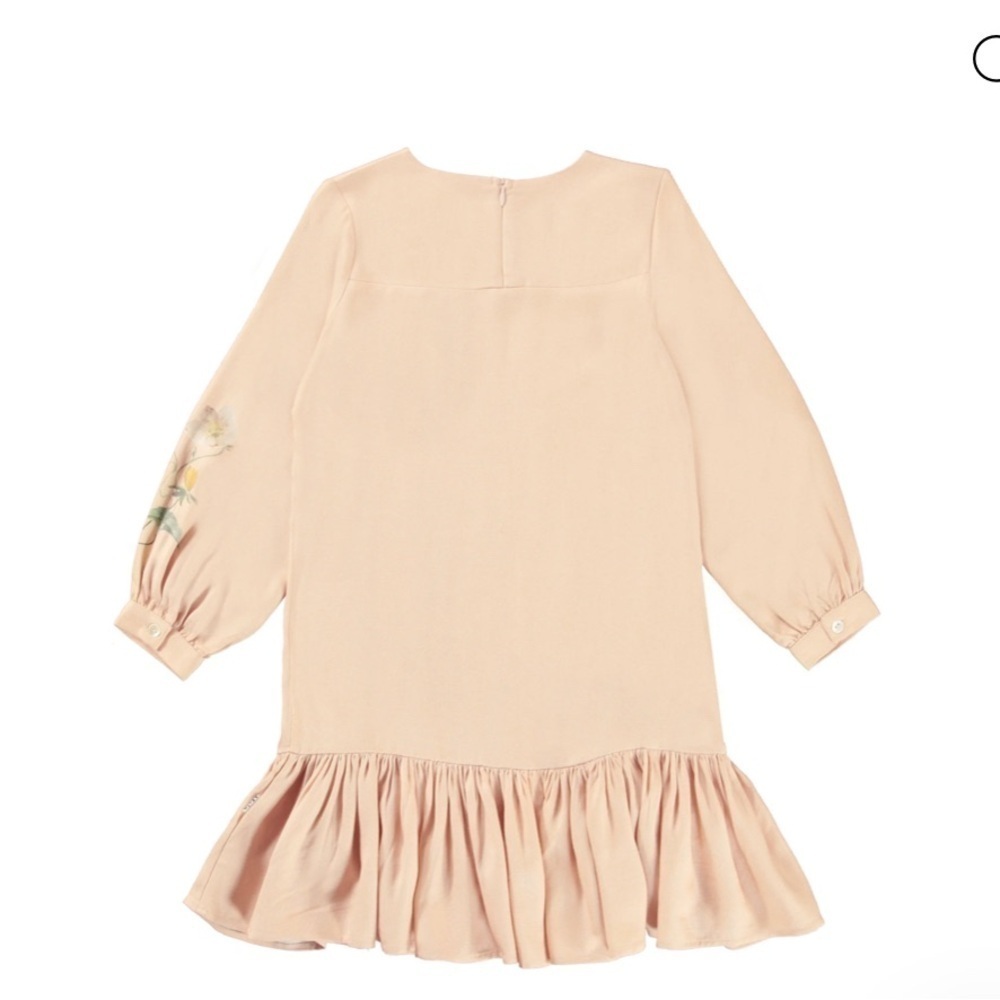 Floral Long Sleeve Dress with Ruffle Hem by Molo. Euro size 146/152 - Picture 3 of 4